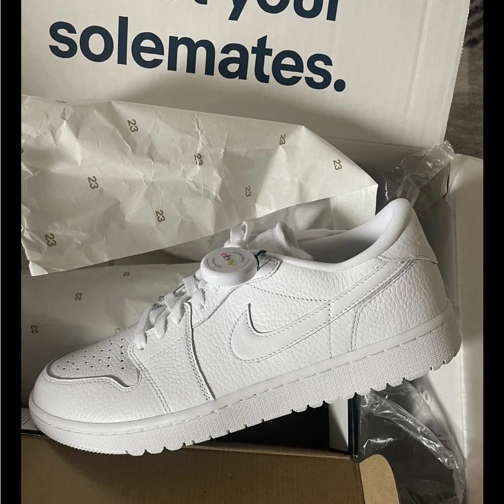 Jordan Low golf triple white